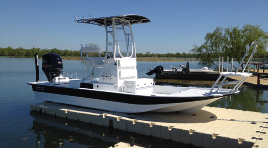 EZ BoatPort BP5001 With Side Extensions, Float Tank & Air-Assist