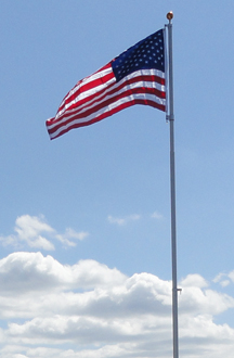 16' Telescoping DH Flag Pole