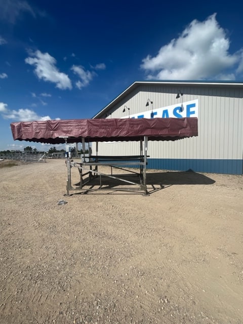 Stock # (2316) EZ Roll Boat Lift with 24′ Canopy – $3,995