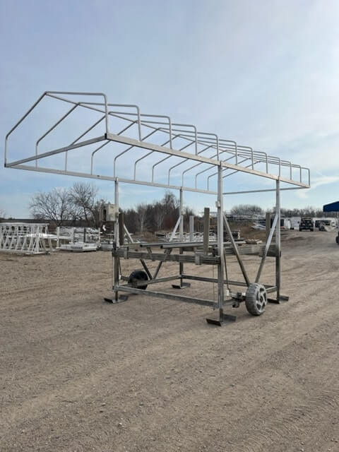 Stock # (2373) Beach King Boat Lift With 23′ Canopy – $5,995