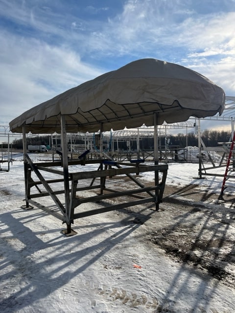 Stock # (2312A) Newmans Boat Lift with 24′ Canopy – $2,995
